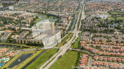 Image of Aerial view of Miami Downtown