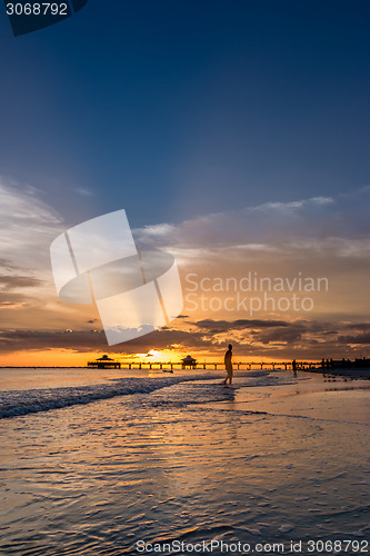 Image of Sunset on Fort Myers Beach