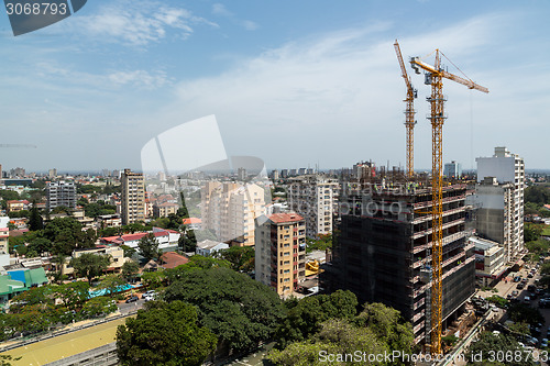 Image of Aerial view of downtown Maputo