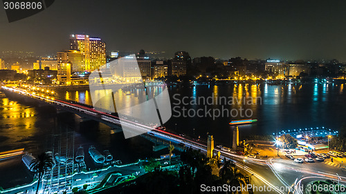 Image of Cairo at night
