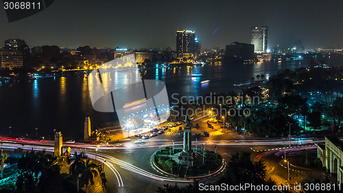 Image of Cairo at night