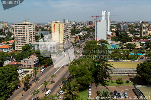 Image of Aerial view of downtown Maputo