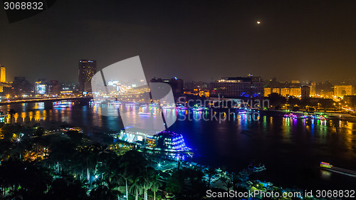 Image of Cairo at night