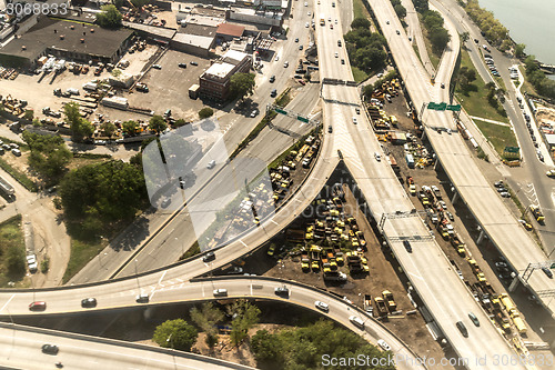 Image of Aerial view of Queens Borough, New York