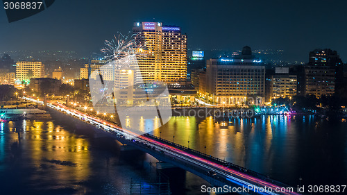 Image of Cairo at night