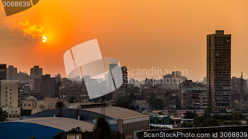 Image of Sunset over Cairo