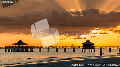 Image of Sunset on Fort Myers Beach