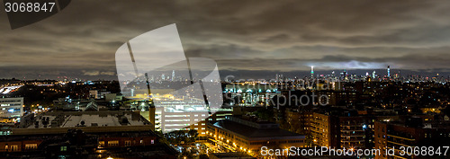 Image of Manhattan skyline at night