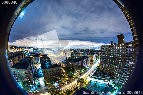 Image of Queens New York at Night