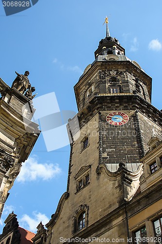 Image of Dresden Triangulationssäule Schlossturm