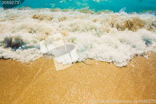 Image of Sand Beach And Wave