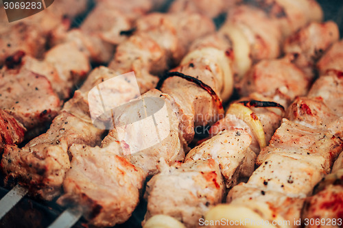 Image of grilled caucasus barbecue