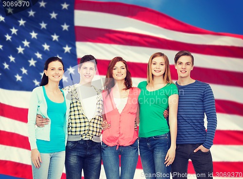 Image of group of smiling students standing