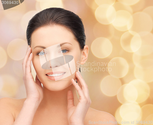 Image of beautiful young woman face