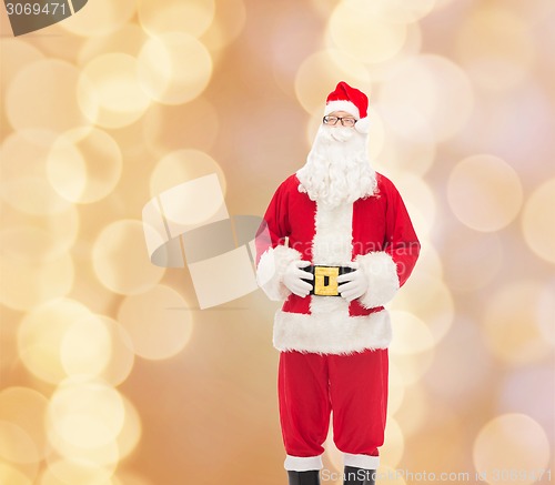 Image of man in costume of santa claus