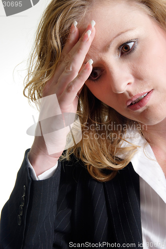 Image of Business woman with headache