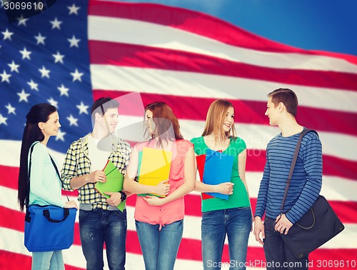 Image of group of smiling students standing