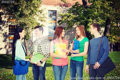 Image of group of smiling students standing