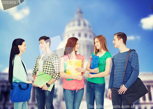 Image of group of smiling students standing