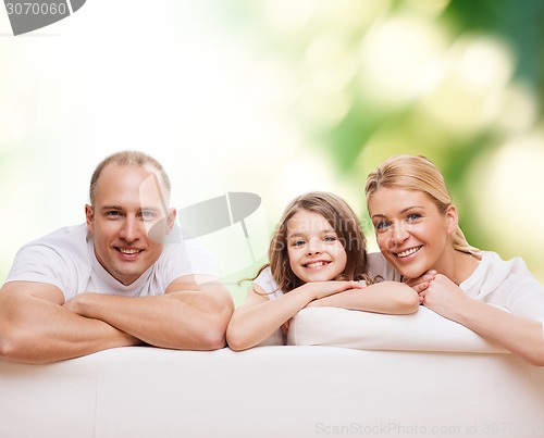 Image of happy family at home