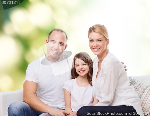 Image of happy family at home