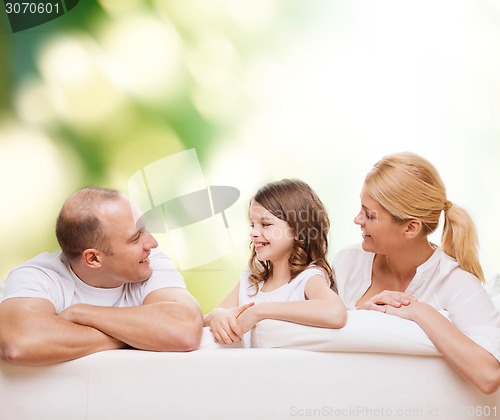 Image of happy family at home