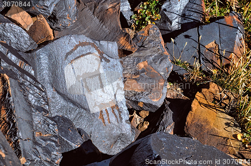 Image of Ancient petroglyphs