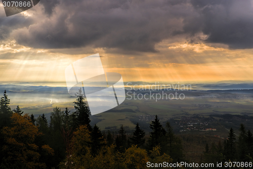 Image of God rays
