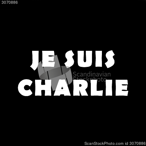 Image of Je Suis Charlie BW