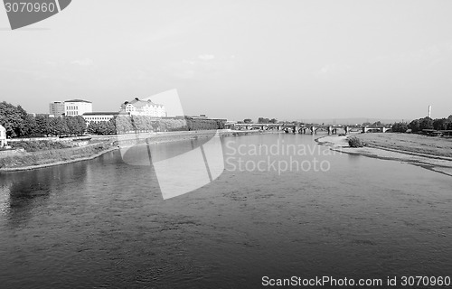 Image of  Elbe river in Dresden 