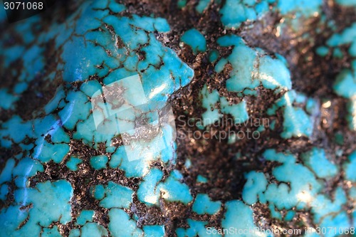 Image of turquoise mineral background 