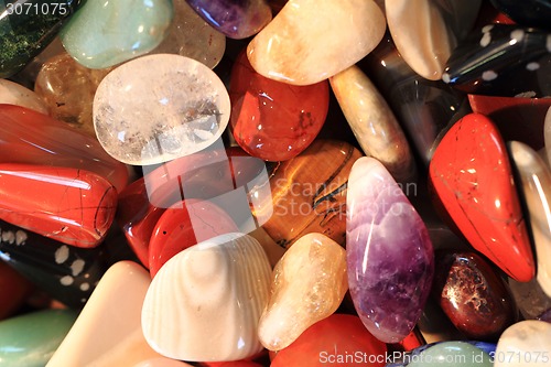 Image of color gems background 