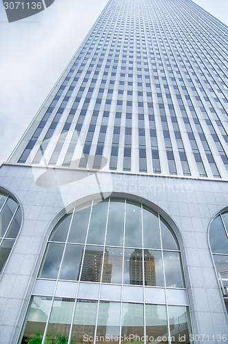 Image of tulsa city skyline around downtown streets