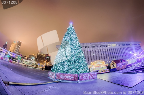 Image of tulsa city skyline around downtown streets