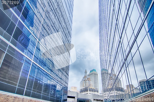 Image of tulsa city skyline around downtown streets