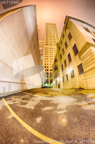 Image of tulsa city skyline around downtown streets