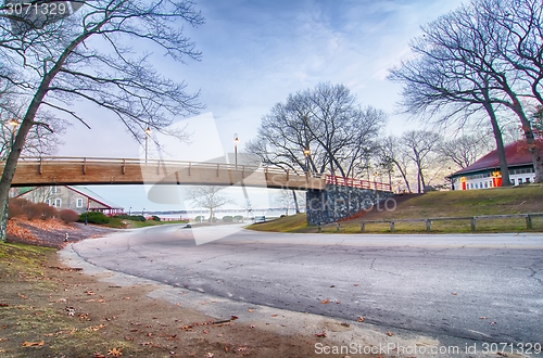 Image of Greenwich Bay Harbor Seaport in east greenwich  Rhode Island