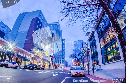 Image of white plains ny city stree scenes and skyline