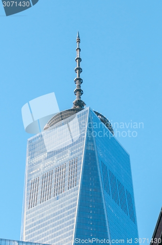 Image of NEW YORK - Dec 26: scenery near World Trade Center in New York C