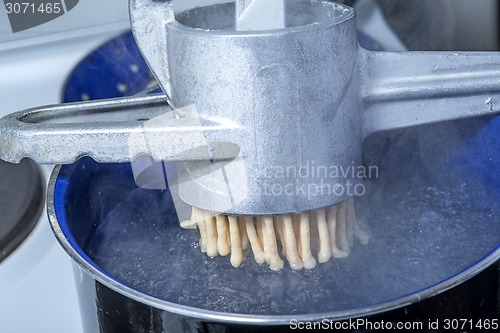 Image of Swabian noodle machine for spaetzle