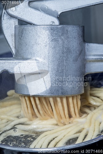 Image of Swabian noodle machine for spaetzle