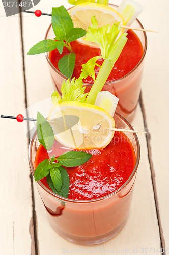 Image of fresh tomato juice