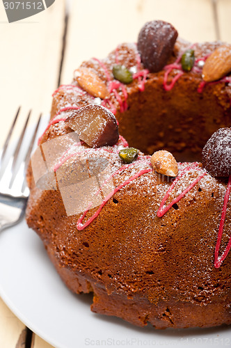 Image of chestnut cake bread dessert