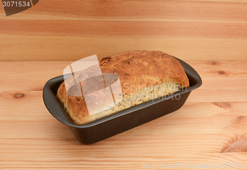 Image of Loaf of bread fresh from the oven