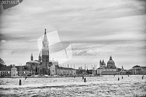 Image of Church of San Giorgio Maggiore b&w