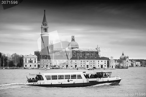 Image of View of San Giorgio Maggiore b&w