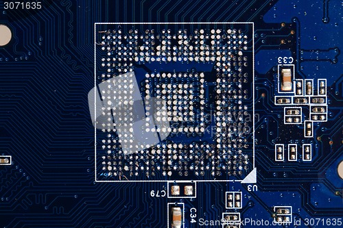 Image of microchip background