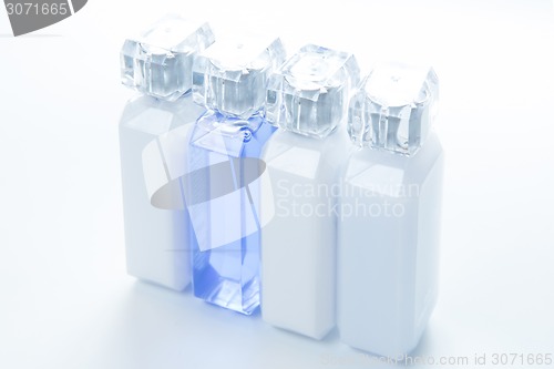 Image of White cosmetic tubes