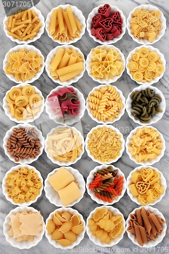 Image of Pasta on Marble