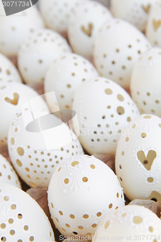 Image of easter eggs background